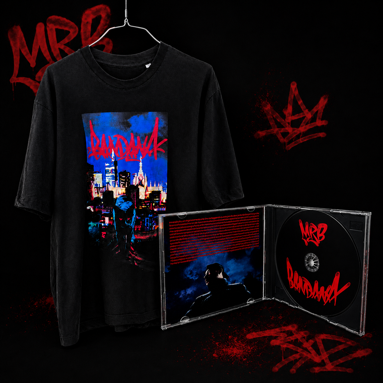 Bundle Bandana t-shirt + CD